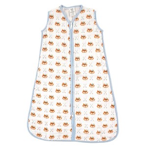 Luvable Friends Baby Boys Sleeveless Muslin Cotton Sleeping Bag, Sack, Blanket, Wild Free Muslin - 1 of 1