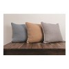 Manual Woodworkers & Weavers Bronze 21x21 Cotton Pillow – Decorative Square Accent - 3 of 3
