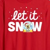 Men's - SpongeBob SquarePants - Let It Snow Long Sleeve Graphic T-Shirt - 2 of 4