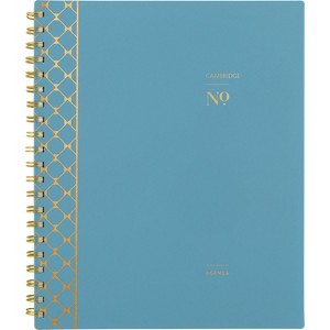 Workstyle Weekly/Monthly Planner, Geometric Artwork, 11 x 9.38, Blue/Gold Cover, 12-Month (Jan to Dec): 2025 - 1 of 1