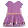 Disney Princess The Little Mermaid Moana Ariel Rapunzel Tulle Dress and Headband Infant to Little Kid - 3 of 4