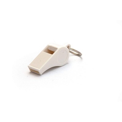 Kemp USA Plastic Pea Whistle Injection-Molded, Durable Sports Accessory - Whistle for Coaches, Referee & Emergency Use - Measures 7x3x9 inches - White
