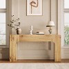 Console Table, Wooden Rectangular Sofa Table Behind The Couch, Industrial Entry Table Foyer Hallway Table, Farmhouse Entryway Tables - 3 of 4