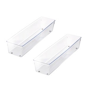 iDESIGN Linus Kitchen Drawer Organizer Clear - 1 of 3