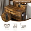KWPZQEB Vanity Desk with Mirror & Adjustable LED Lights, Makeup Vanity Desk with 3 Drawers, Power Outlet & Stool, Dressing Table for Small Bedrooms - 4 of 4