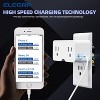 ELEGRP US to Japan Plug Adapter,with USB C and USB A Ports (4.2A in Total), Expander Adapter for Japan Travel, Home, Office, 125V, White, 1 Pack - 4 of 4