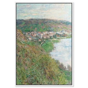 Art Remedy Monet - View of Vetheuil Classic Monet Art Prints Framed - 1 of 4