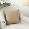 Saro Lifestyle Cross Hatch Pillow - Down Filled, 18" Square, Blue-Grey - 3 of 3