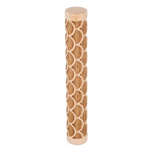 Unique Bargains Wood Clay Grain Texture Carved Fine Baking DIY Rolling Pins - 1 of 4