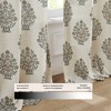 37"x84" Lush Decor Sofia Flower Block Bouquet Linen Textured Window Curtain Panels Clay/Teal Pair - 3 of 4