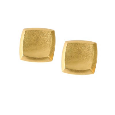 SOHI Women's Antique Gold The Slab Drop Earrings