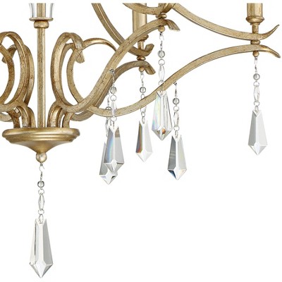 Brio Gold 6-Light Chandelier with Crystal Accents