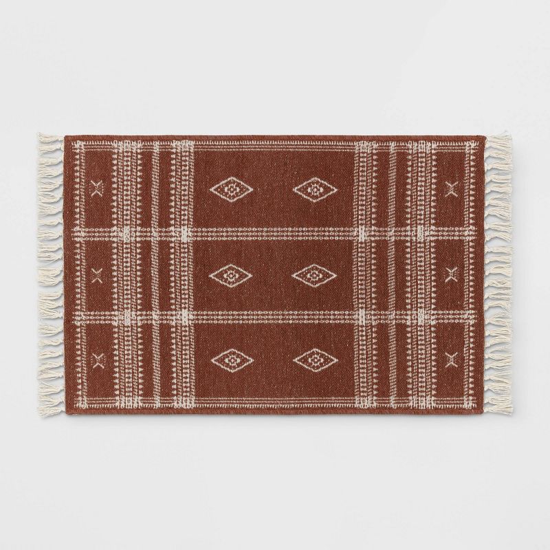 2'3"x3'9" Southwest Plaid Accent Rug - Project 62™, 1 of 12
