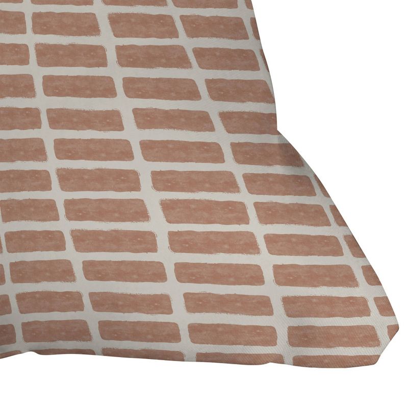 Little Arrow Design Co. Block Tile Outdoor Throw Pillow Terracotta - Deny Designs, 3 of 5