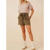 Women's Tencel Paperbag Shorts - Hayden LA - 4 of 4