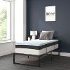 Emma and Oliver Complete Bed Set: Metal Platform Frame; Hybrid Pocket Spring Mattress in a Box and Cool Gel Memory Foam Topper - image 2 of 4