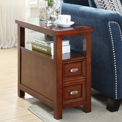 Cunningham 12" Wide Cherry Wood Side Table