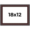 PosterPalooza | Linear Brown Picture Frame - UV Acrylic, Backing Board, Hanging Hardware Included - 2 of 4
