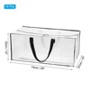 Unique Bargains Waterproof Durable Foldable Space Saving Extra Large Storage Tote 29x13x15 Inch 8 Pcs - 2 of 4