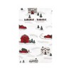 Hudson Baby Unisex Baby Cotton Flannel Burp Cloths, Christmas Scene, One Size - 3 of 4