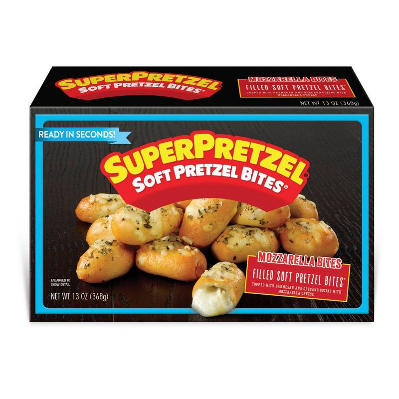 SuperPretzel Frozen Mozzarella Soft Pretzel Bites - 13oz, 1 of 4