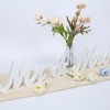 Mr and Mrs Sign-Elegant Freestanding,White Wooden Wedding Table Decor for Sweetheart Table, Anniversary Centerpiece,Wedding Reception Decoration - 3 of 4