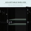 Vynxaria Wall Cabinet with Doors: Adjustable Shelf, Towel Bar, and Paper Holder for Efficient Over-the-Toilet Bathroom Storage. - 2 of 4