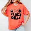 Simply Sage Market S.W.Smiley Good Vibes Only Smiley Face Garment Dyed Tee - 2 of 4