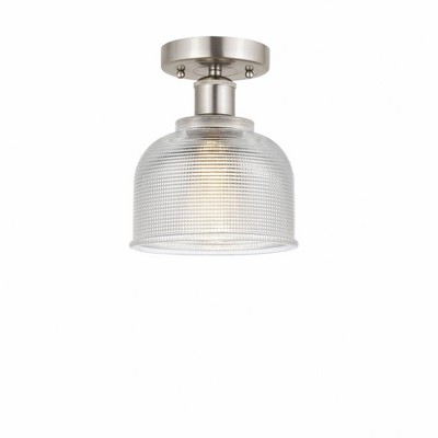 Dayton - 1 Light Semi-Flush Mount In Industrial Style-9.25 Inches Tall and 5.5 Inches Wide