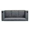 3-Seater Sofa Set, Cloud-Soft Sitting, with Ultra-Soft Cushions & Cup holder for Living Room, Apartment, Office - 4 of 4