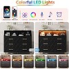 6-Drawer Dresser with Charging Station - Freestanding Storage Cabinet for Bedroom Living Room - 4 of 4