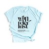 Simply Sage Market Wanderlust Definition Short Sleeve Tee - M - Ice Blue - 2 of 4