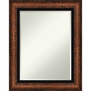 25" x 31" Beveled Vogue Bronze Wall Mirror - Amanti Art: Oil Rubbed, Brushed Finish, No Assembly Required - 1 of 4