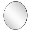 GlasFlength Decorative Wall Mirrors Modern Round Wall Mirror, Wall Mirror Decor, Bathroom Vanity Mirror For Bathroom, Black, 24"*24"*0.6" - 2 of 4