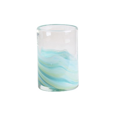 Beachcombers Glass Ocean Vase
