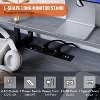 Acekool 76" L-Shaped Reversible Office Desk with File Drawer, Power Outlets, Monitor Shelf & Storage, Gray Corner Desk for Home Office - 4 of 4