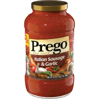 Prego Pasta Sauce Tomato Sauce with Italian Sausage & Garlic - 23.5oz