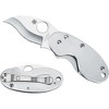 Spyderco Cricket Stainless Steel Folding Pocket Knife with 1.88" VG-10 Reverse "S" Blade | Get Secure Grip with the Stainless Steel Handle - 2 of 4