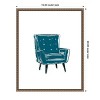 Amanti Art Take a Seat VII by June Erica Vess Framed Canvas Wall Art - 4 of 4