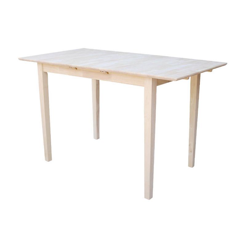 Counter Height Extendable Dining Table with Butterfly and Shaker Styled Legs - International Concepts, 6 of 12