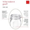 Bormioli Rocco Fido 135.25oz Glass Canning Jar: Clamp Jar, Dishwasher-Safe, Clear, 3.4" Neck Diameter - 2 of 2