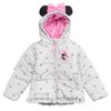 Disney Minnie Mouse Girls Winter Coat Puffer Jacket Toddler - 2 of 4