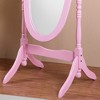 PAGED Oval Full Length Mirror, Leaning Floor Full Body Mirror with Wood Frame,Suitable for Bedroom,Living Room,Cloakroom - 4 of 4