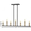 Lark Lazlo 7 - Light Chandelier in  Black/Lacquered Brass - 4 of 4
