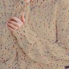 Women's Rainbow Pom Pom Drop Sleeve Sweater - Cupshe - 3 of 4