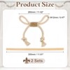 Unique Bargains Cotton Hand-Woven Decorative Tassel Curtain Tiebacks with Wood Club - 2 of 4