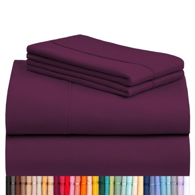 LuxClub 4-7 PC Silky Soft Cooling Deep Pocket Performance Sheet Set
