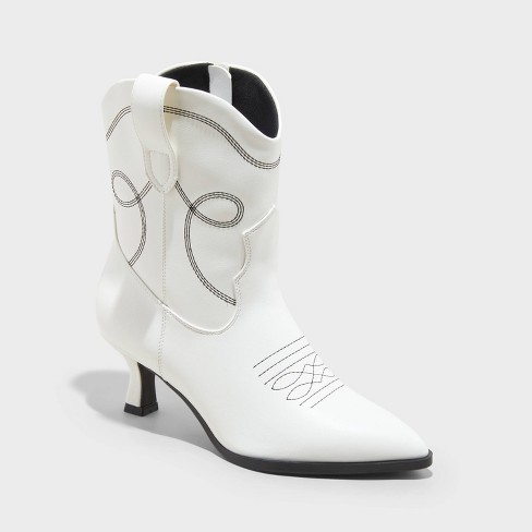 Off white cowboy boots hotsell