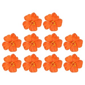 Unique Bargains Hawaiian DIY Decorative Party Artificial Flower 10 Pcs - 1 of 4