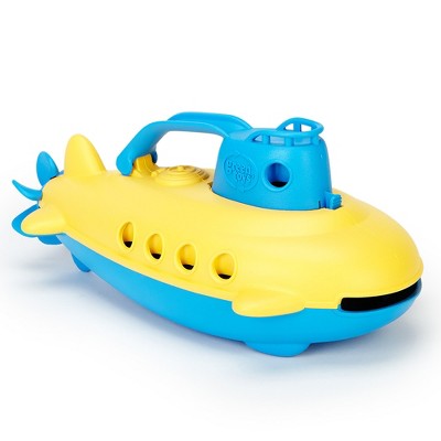 Yellow and Blue Recycled Plastic Submarine Bathtime Toy